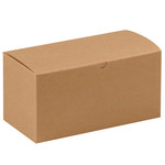 image of Kraft Colored Gift Boxes - 4.5 in x 9 in x 4.5 in - 3366