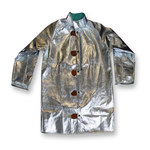image of Chicago Protective Apparel Medium Aluminized Para Aramid Blend Heat-Resistant Coat - 40 in Length - 601-AKV MD