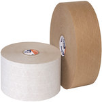 image of Shurtape WP 100 Kraft Water Activated Tape - 60 mm Width x 1000 ft Length - 5 mil Thick - SHURTAPE 105448