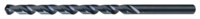 image of Cle-Line 1807 1/4 in-E Extra Length Drill C20481 - Right Hand Cut - Notched 118° Point - Steam Oxide Finish - 18 in Overall Length - 14 in Spiral Flute - High-Speed Steel - Straight Shank