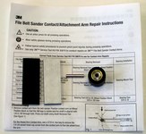 image of 3M File Belt Arm #28371 Repair Kit 30664