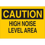 image of Brady B-120 Fiberglass Reinforced Polyester Rectangle Yellow PPE Sign - 14 in Width x 10 in Height - 70383