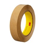 image of 3M 9934XL Clear Transfer Tape - 1 in Width x 120 yd Length - 4 mil Thick - Semi-Bleached Kraft Paper Liner - 74160