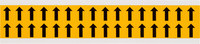 image of Brady 1520-ARO Arrow Marking Label - 9/16 in x 3/4 in - Vinyl - Black on Yellow - B-946 - 44037