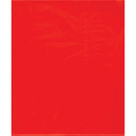 image of Red Flat Poly Bag - 15 in x 18 in - 2 mil Thick - 11921