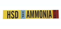 image of Brady 59926 Strap-On Pipe Marker - Ammonia - Polyester - B-681, B-883