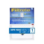 image of 3M Filtrete Premium Allergen, Bacteria & Virus 16 in x 20 in x 1 in S-UA00-4 MERV 13, 1900 MPR Air Filter - 08232