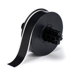image of Brady B30C-1125-595-BK Printer Label Roll - 1.125 in x 100 ft - Vinyl - Black - B-595 - 18296