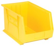 image of Quantum Storage 75 lb Yellow Polypropylene Hanging / Stacking Stack Bin - 18 in Length - 11 in Width - 10 in Height - 03765
