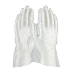 image of PIP Ambi-dex 65-543 Clear Large Disposable Gloves - Food Grade - 12 in Length - Embossed Finish - 1 mil Thick - 65-543/L