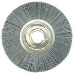 image of Weiler Nylox 83716 Wheel Brush - 12 in Dia - Crimped Nylon Bristle