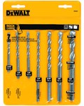 image of Dewalt Percussion Drill Bit Set DW5207 - Carbide - 3-Flatted Shank