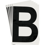 image of Brady Toughstripe 121697 Letter Label - Black - 6 in x 8 in - B-514 - 70909