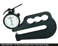 image of Starrett Portable Dial Thickness Gauge - 1015A-4
