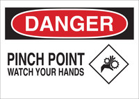 image of Brady B-401 Polystyrene Rectangle White Equipment Safety Sign - 10 in Width x 7 in Height - 122547