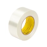 image of 3M Scotch 893 Clear Filament Strapping Tape - 72 mm Width x 55 m Length - 6 mil Thick - 99289