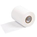 image of Brady R4402-WT White Printer Ribbon Roll - 3.27 in Width - 984 ft Length - Roll - 662820-35266