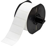 image of Brady Workhorse B33-137-7425 Die-Cut Printer Label Roll - 2 in x 1 in - Polypropylene - White - B-7425 - 58129