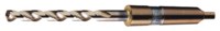 image of Cleveland 2440 3/4 in Heavy-Duty Taper Shank Drill C12814 - Right Hand Cut - Notched 135° Point - Straw Finish - 10.5 in Overall Length - 5.875 in Spiral Flute - M42 High-Speed Steel - 8% Cobalt - #3 