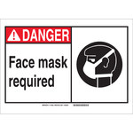 image of Brady B-302 Polyester Rectangle PPE Sign - 14 in Width x 10 in Height - Laminated - 119922