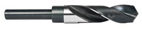 image of Precision Twist Drill R56 1 3/16 in Reduced Shank Drill 5999895 - Right Hand Cut - Bright/Steam Tempered Finish - 6 in Overall Length - 3 in Flute - High-Speed Steel