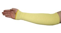 image of West Chester Yellow Kevlar Cut-Resistant Arm Sleeve - 2 Ply - 10 in Length - 662909-251015