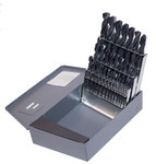 image of Precision Twist Drill 311SMSET Stub Length Drill Set 7233778 - Right Hand Cut - Steam Tempered Finish - High-Speed Steel