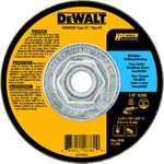 image of Dewalt HP Cutoff Wheel 18780 - Type 27 (Depressed Center) - 4 1/2 in - Aluminum Oxide