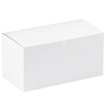 image of White Gift Boxes - 4.5 in x 9 in x 4.5 in - 3343