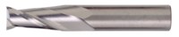 image of Bassett End Mill B51202 - 3/16 in - Carbide - 2 Flute - 3/16 in Straight Shank