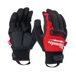 image of Milwaukee SMARTSWIPE Black/Red Large Winter Performance Gloves - 48-73-0042