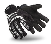 image of HexArmor Chrome Series 4032 Black/White 9 Synthetic SuperFabric/Synthetic Leather Cut and Sewn Mechanic's Gloves - ANSI A8 Cut Resistance