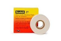 image of 3M 27 White Insulating Tape - 3/4 in x 60 yd - 0.75 in Wide - 7 mil Thick - 27477