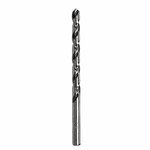 image of Vermont American 1/4 in Jobber Drill Bit 10216 - Standard 118° Point - Uncoated (Bright Finish) Finish - 4 in Overall Length - 2.75 in Flute - High Speed Steel