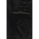 image of Black Flat Poly Bag - 4 in x 6 in - 2 mil Thick - 12931