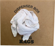 image of Spilfyter Z-Rags B Grade Bar Mops - Cotton - White - 25