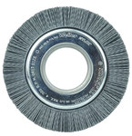 image of Weiler Nylox 83050 Wheel Brush - 6 in Dia - Crimped Round Nylon Bristle