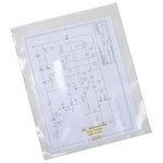 image of Protektive Pak Clear / White ESD / Anti-Static Document Holder - 12 in Length - 10 in Wide - 47122
