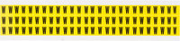 image of Brady 3410-W Letter Label - Black on Yellow - 11/32 in x 1/2 in - B-498 - 34133