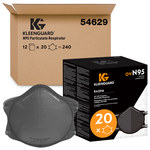 image of Ansell KleenGuard Particulate Respirator 3300, RA3316 54629 - Size Standard - Grey