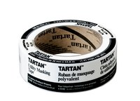 image of 3M Tartan 5142-36A Tan Tartan Utility Masking Tape - 29 mm Width x 55 m Length