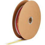 image of Brady Permasleeve HX-094-2-YL-J-4 Die-Cut Printer Sleeve - 0.492 in x 0.197 in - Polyolefin - Yellow - B-7642 - 81958