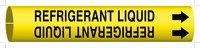 image of Brady 4117-F Strap-On Pipe Marker, 6 in to 7 7/8 in - Other Liquid - Plastic - Black on Yellow - B-195 - 47990