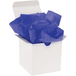 image of Parade Blue Tissue Paper - 15 in x 20 in - 10# Basis Weight Thick - 11932