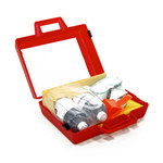 image of Spilfyter Grab & Go 1 gal Compact Battery Acid Spill Kit - 810042-42289