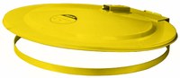 image of Justrite Yellow Steel Drum Cover - 697841-00982