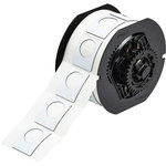 image of Brady B30EP-167U-593-WT Die-Cut Printer Label Roll - 1.5 in x 1.2 in - Polyester - White - B-593 - 21140