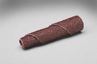 image of 3M 341D Cartridge Roll 97251 - Full Tapered - 3/8 in x 1 1/2 in - Aluminum Oxide - P120 - Fine
