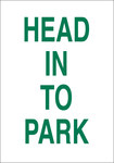 image of Brady B-120 Fiberglass Reinforced Polyester Rectangle White Parking Restriction, Permission & Information Sign - 12 in Width x 18 in Height - 70376