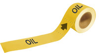 image of Brady Pipe Markers-To-Go 20453 Self-Adhesive Pipe Marker - Plastic - Yellow - B-736